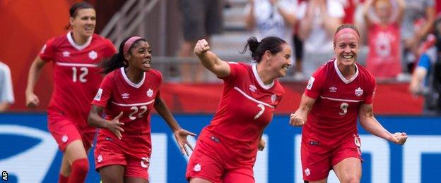 Canada celebrate