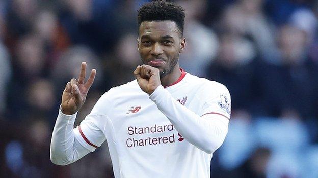 Liverpool striker Daniel Sturridge