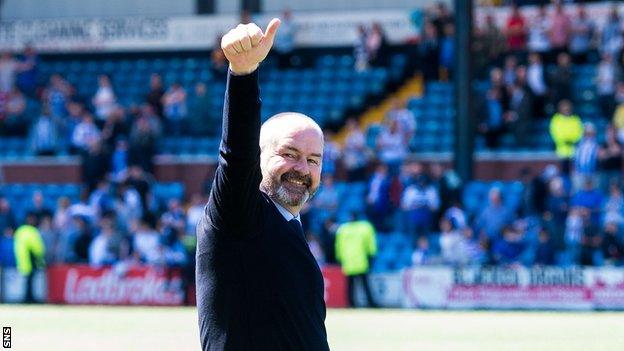 Kilmarnock manager Steve Clarke