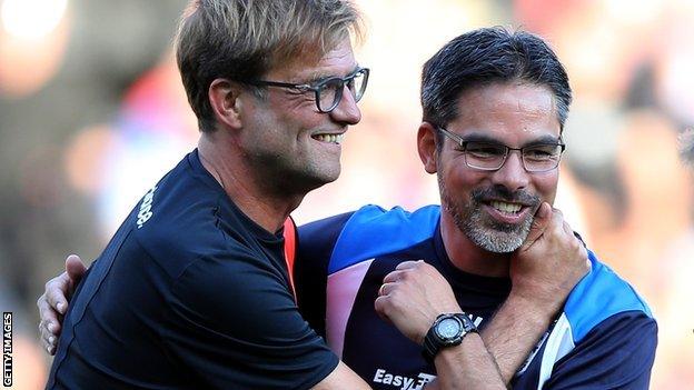 Jurgen Klopp and David Wagner