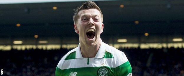 Celtic midfielder Callum McGregor