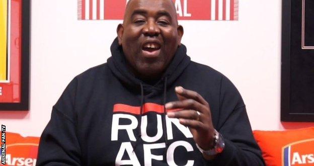 ArsenalFanTV host Robbie Lyle