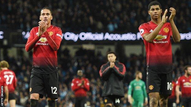 Chris Smalling and Marcus Rashford