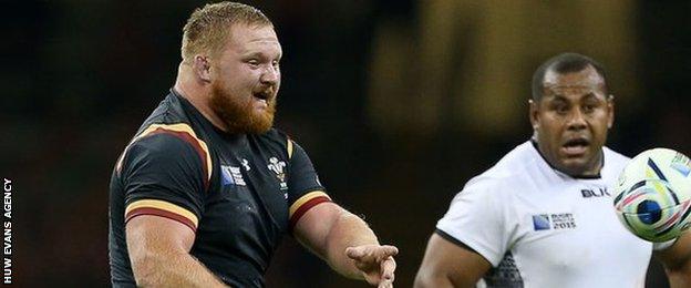 Wales prop Samson Lee came on as a second-half replacement against Fiji