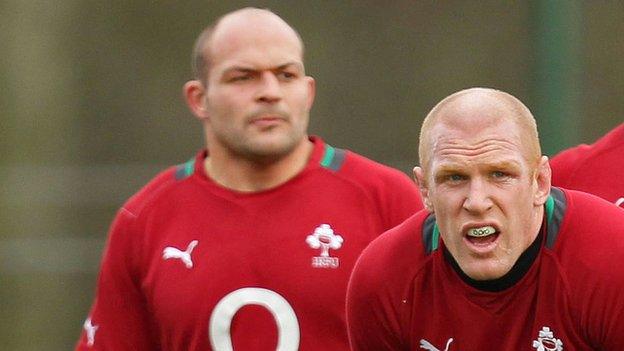 Rory Best and Paul O'Connell have played key roles in Ireland's successes over the past decade