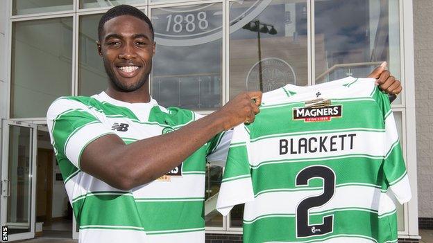 Celtic defender Tyler Blackett