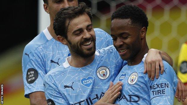 Raheem Sterling (right)