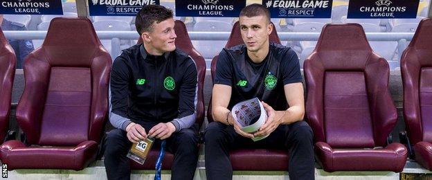 Liam Henderson and Jozo Simunovic