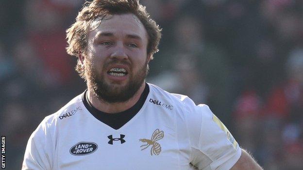 Matt Mullan in action for Wasps