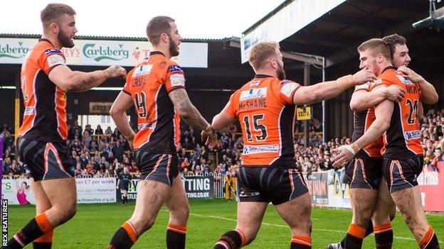 Castleford celebrate