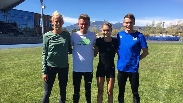 Lynsey Sharp, Andrew Butchart, Jo Moultrie and Chris O'Hare