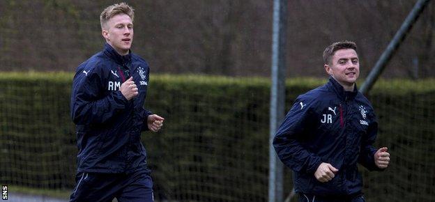 Ross McCrorie (left) and Jordan Rossiter