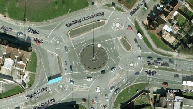 Magic Roundabout in Swindon