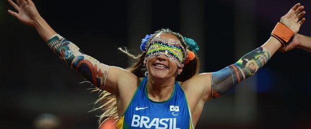 Brazilian sprinter Terezinha Guilhermina