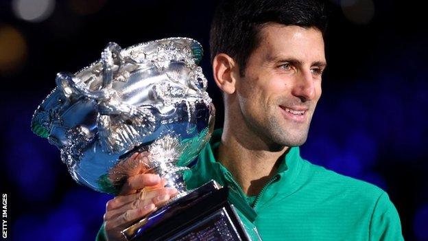 djokovic with trophy