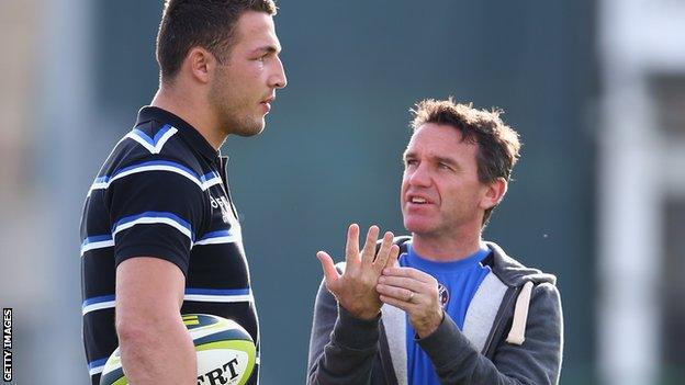 Sam Burgess and Mike Ford