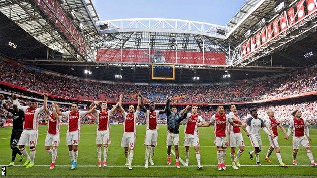 Ajax celebrations