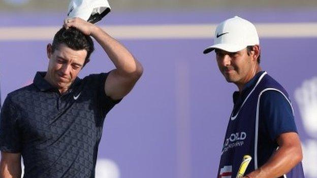 Rory McIlroy and his caddie Harry Diamond