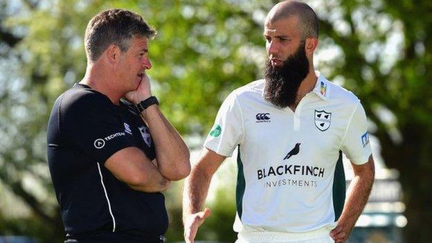 Steve Rhodes' side have mostly been without Moeen Ali, who has played in just eight Championship matches since becoming an England regular in 2015. But he did play in five of their eight One-Day Cup group games