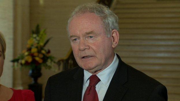 Sinn Féin's Martin McGuinness