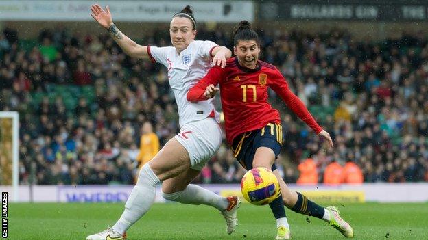 Lucy Bronze against Spain