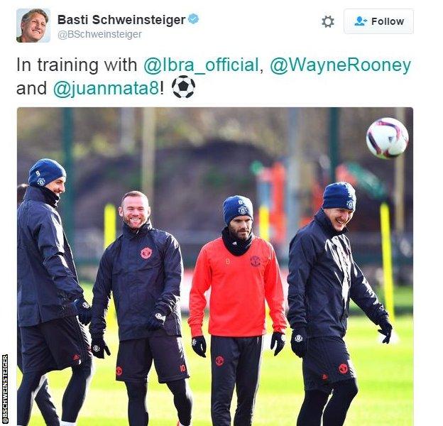 Schweinsteiger tweet