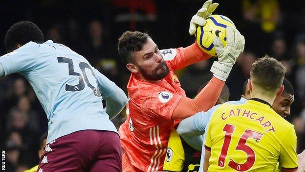 Watford keeper Ben Foster