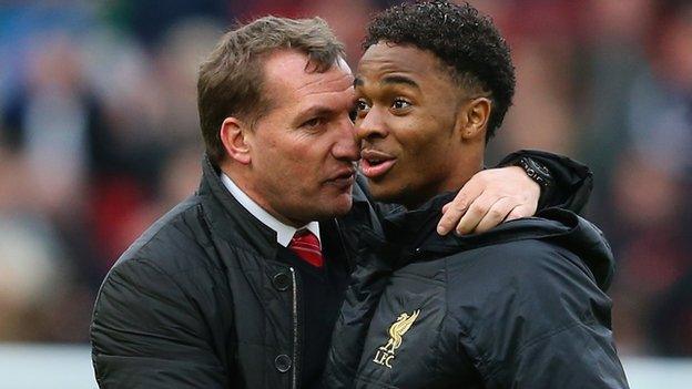 Brendan Rodgers and Raheem Sterling