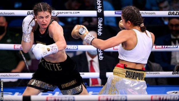 Katie Taylor and Firuza Sharipova