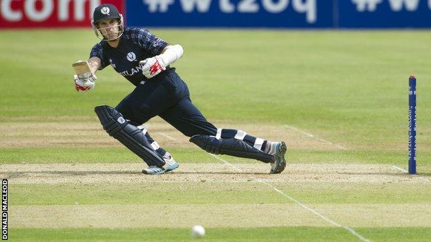 Scotland opening batsman Kyle Coetzer