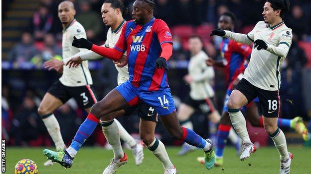 Crystal Palace forward Jean-Philippe Mateta