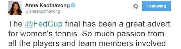 Anne Keothavong on Twitter