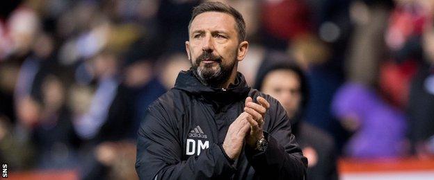 Aberdeen manager Derek McInnes