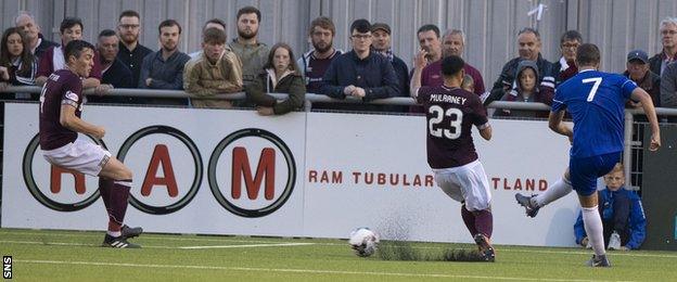 Paul McManus scores for Cove Rangers