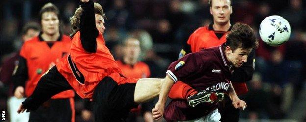 Neil McCann, right, had two spells with Hearts as a player