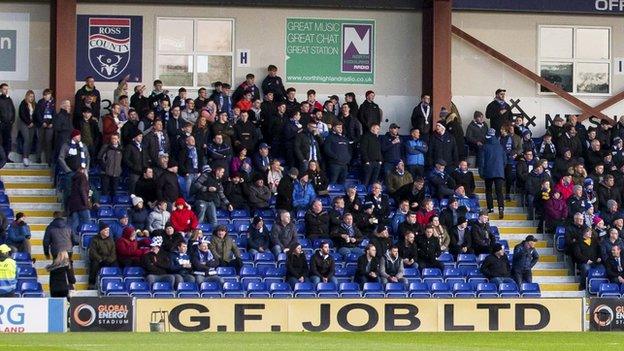 Ross County supporters