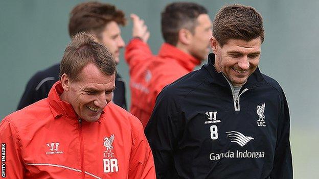 Brendan Rodgers, Steven Gerrard