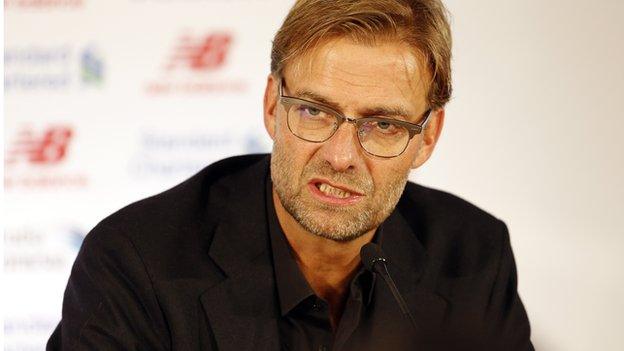 Liverpool manager Jurgen Klopp