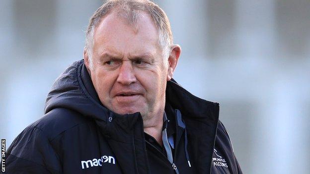 Newcastle Falcons director of rugby Dean Richards