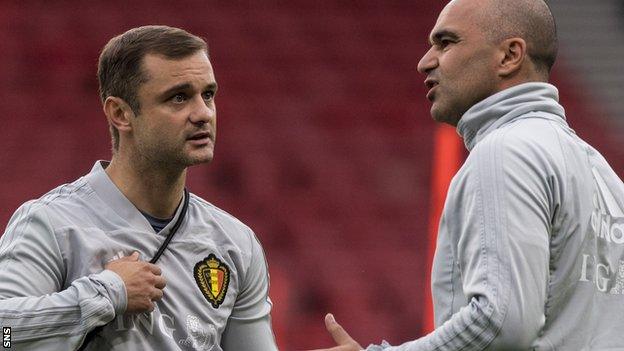 One-time Celtic and Scotland forward Shaun Maloney is Roberto Martinez's Belgium assistant