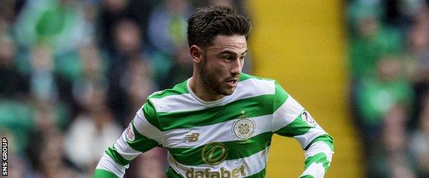 Celtic winger Patrick Roberts