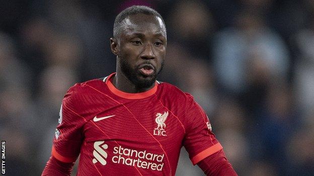 Naby Keita in action for Liverpool