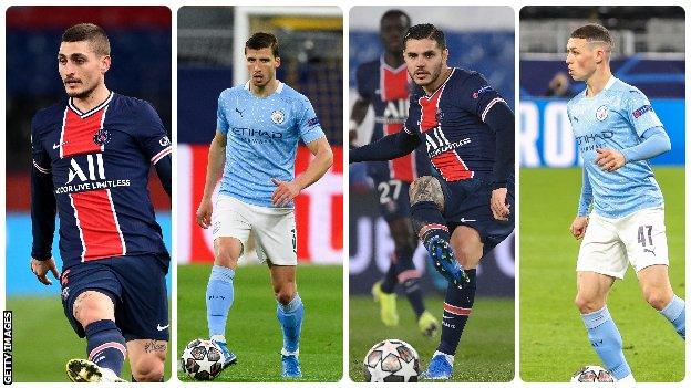 Marco Verratti, Ruben Dias, Mauro Icardi, Phil Foden