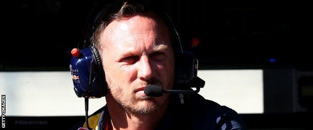 Red Bull team principal Christian Horner