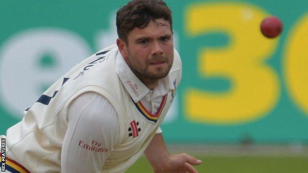 Durham off-spinner Ryan Pringle