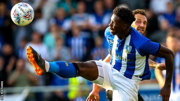 Lucas Joao in action for Sheffield Wednesday