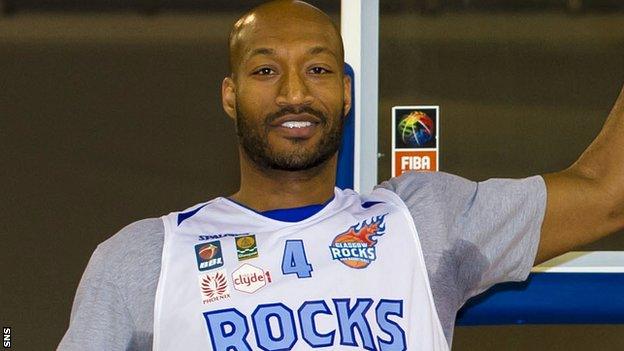 Sterling Davis's Glasgow Rocks have won 12 consecutive games in all competitions