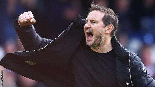 Frank Lampard celebrates