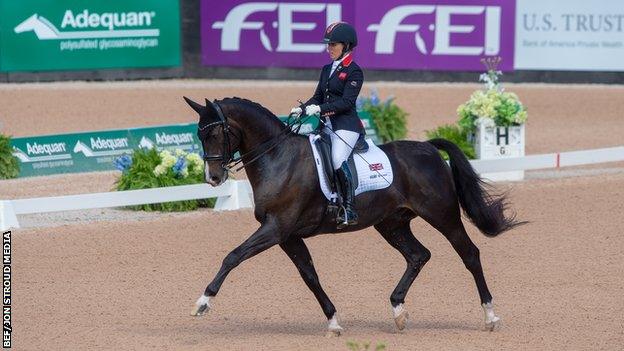 Sophie Wells at the World Equestrian Games