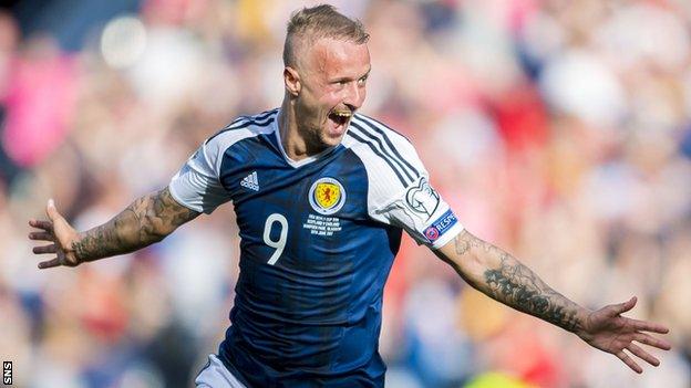 Scotland striker Leigh Griffiths